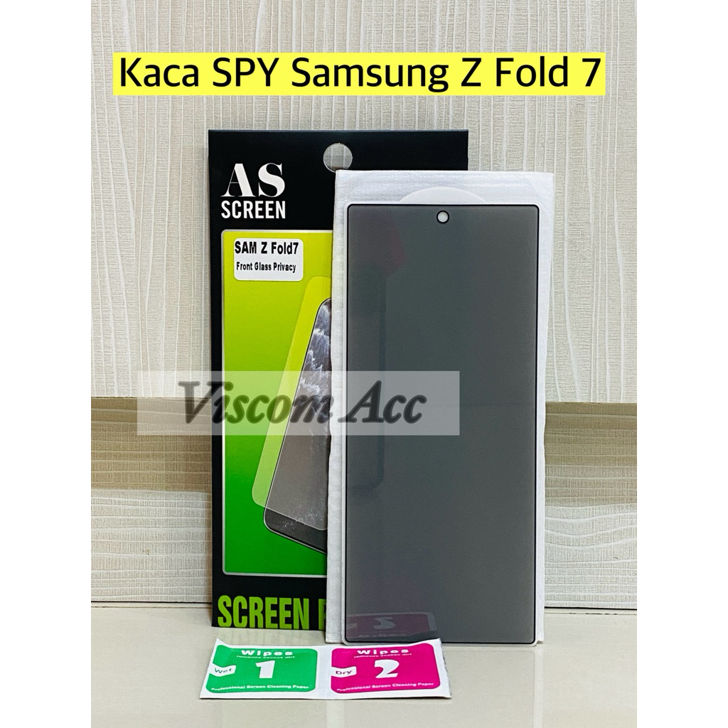 Spy Z Fold 7 || Tempered glass Samsung z fold 7 spy / kaca z fold 7 / antigores gelap z Fold 7
