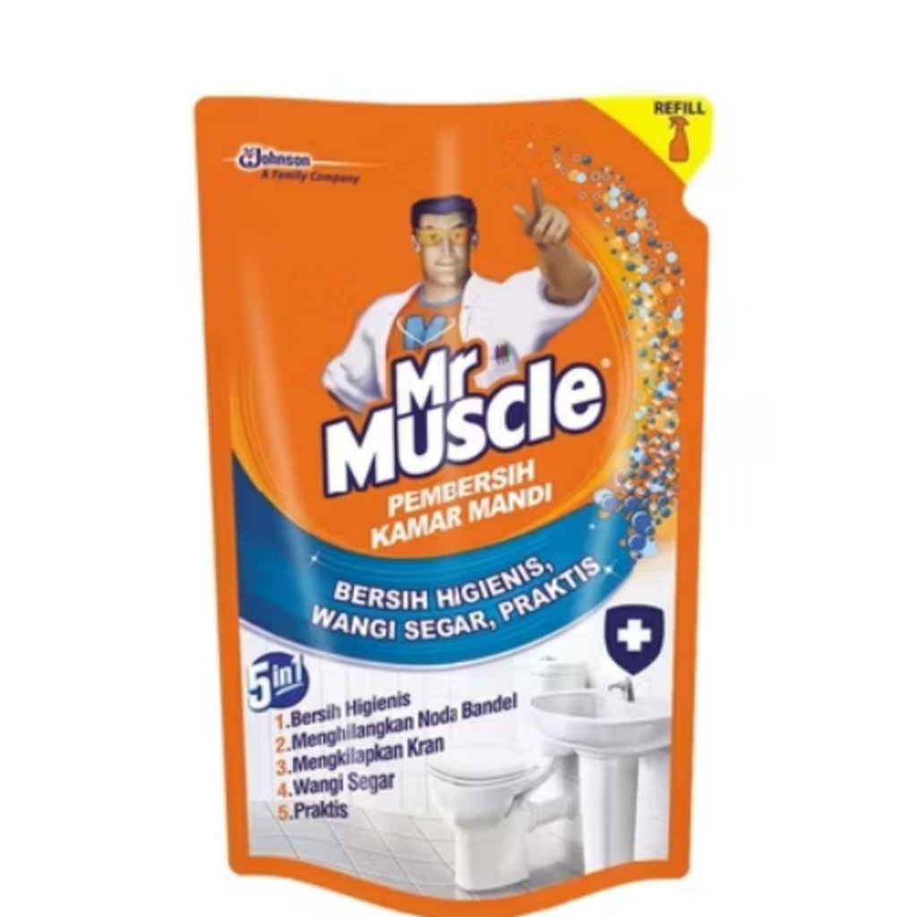 Refill Mr Muscle pembersih kamar mandi, pembersih dapur, pembersih kaca
