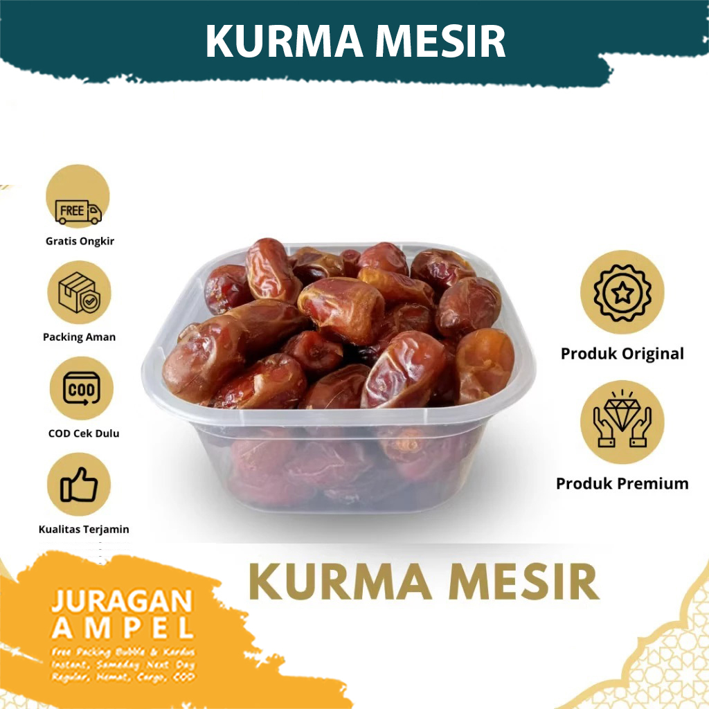 Kurma Madu Mesir Golden Valley Gizza Dates
