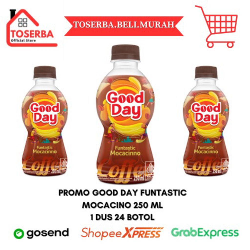 [READY STOCK] PROMO Good Day Fantastic Mocacino 1 DUS isi 24 Botol 250ml