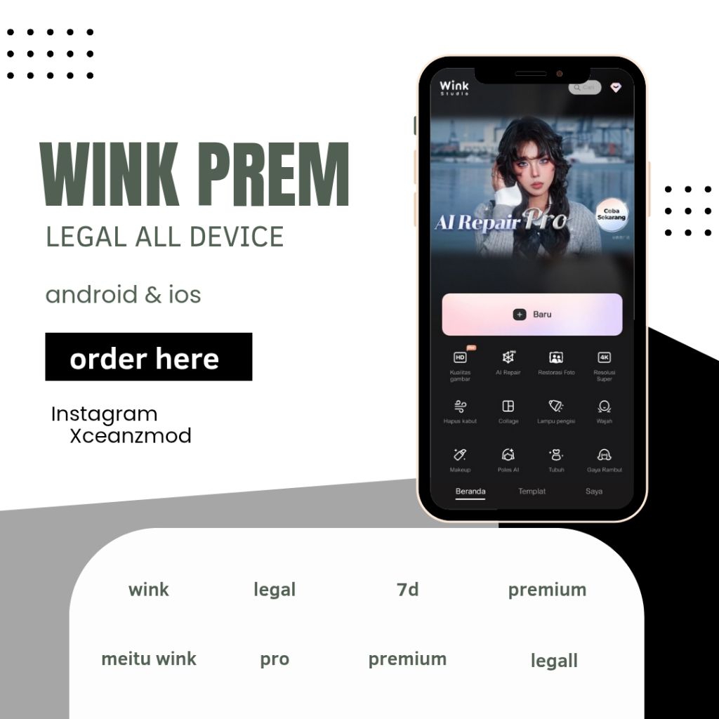 WINK FOR IOS - ANDROID [ legall ] READY YY 7D