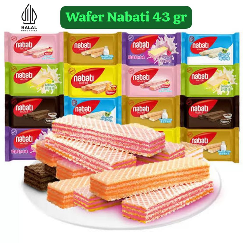 

Wafer Nabati 43 gr per 5 pcs