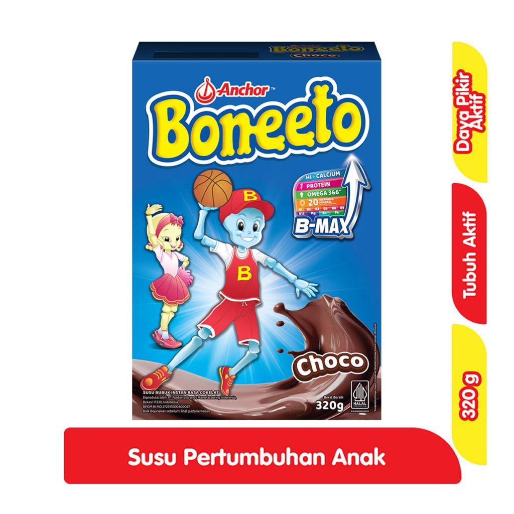 

Boneeto Susu Bubuk Instan Yummy Choco 320 g