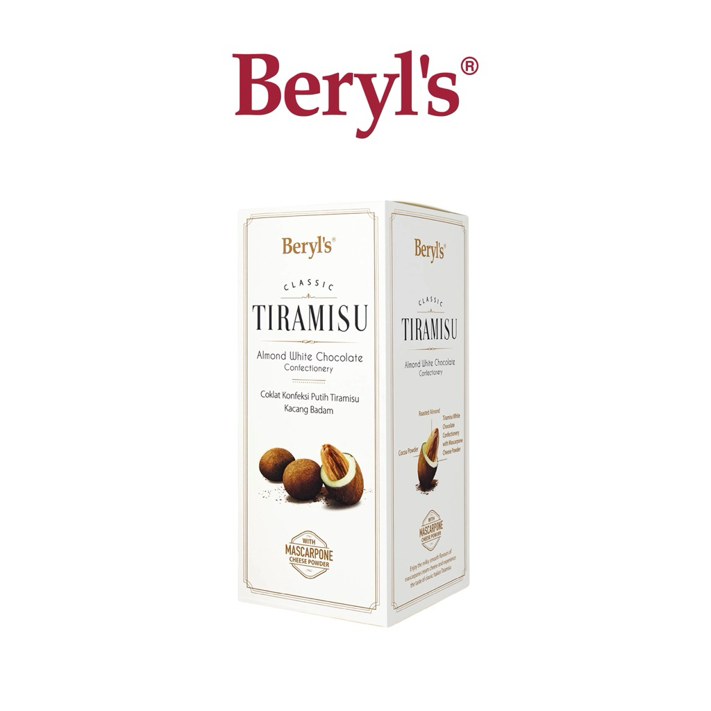 

Beryl's Classic Tiramisu Almond White Chocolate 180g (HALAL)