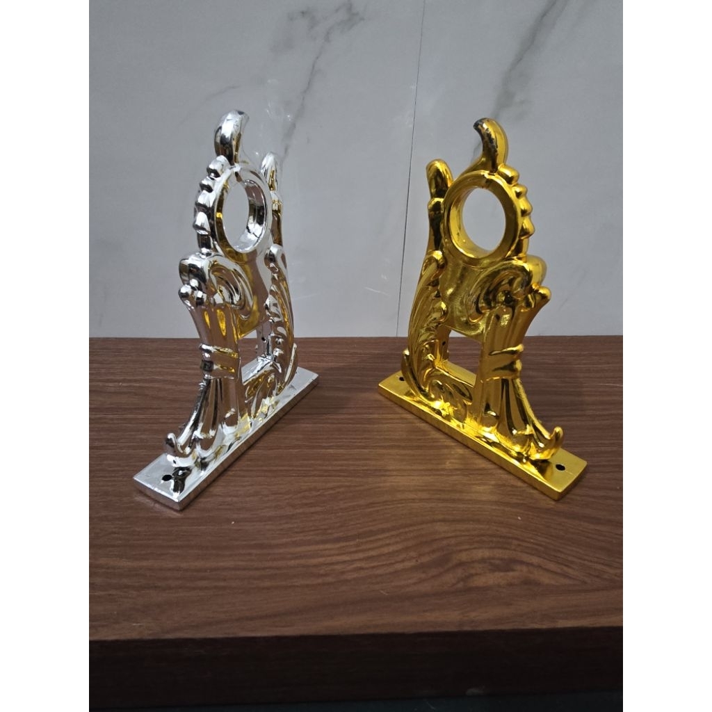 Bracket penyangga batang gorden model eropa mewah