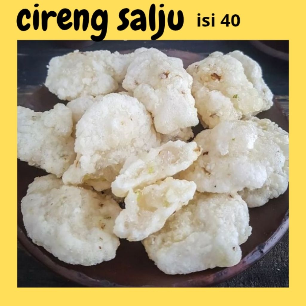

cireng salju isi 40 cemilan makanan pedas gurih bumbu atom chili oil saus sambal ABC