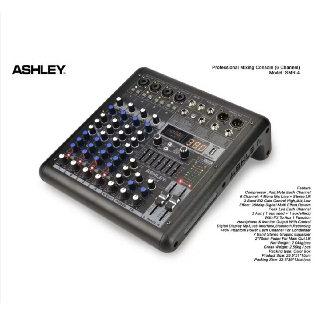 Mixer Ashley SMR-4 Ashley SMR 4Chanel Original