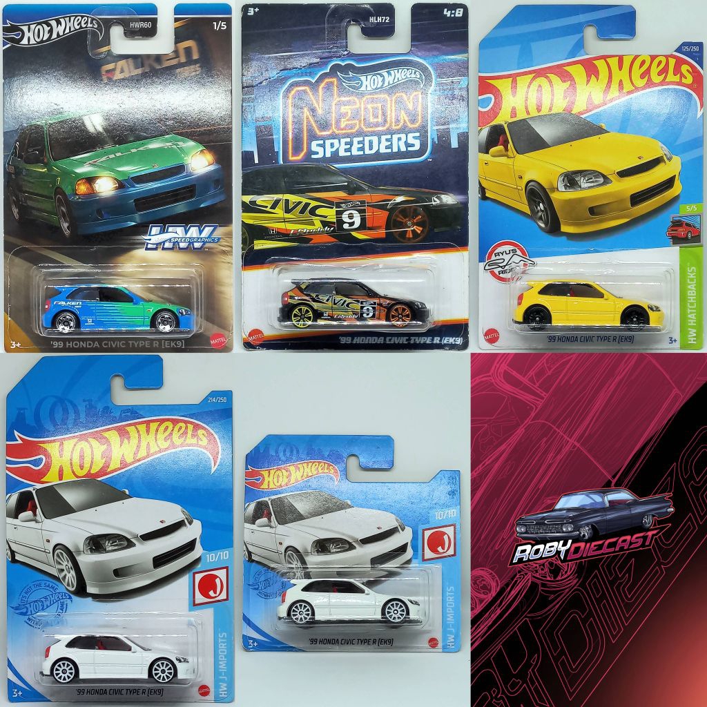 Hot Wheels '99 Honda Civic Type R [EK9]