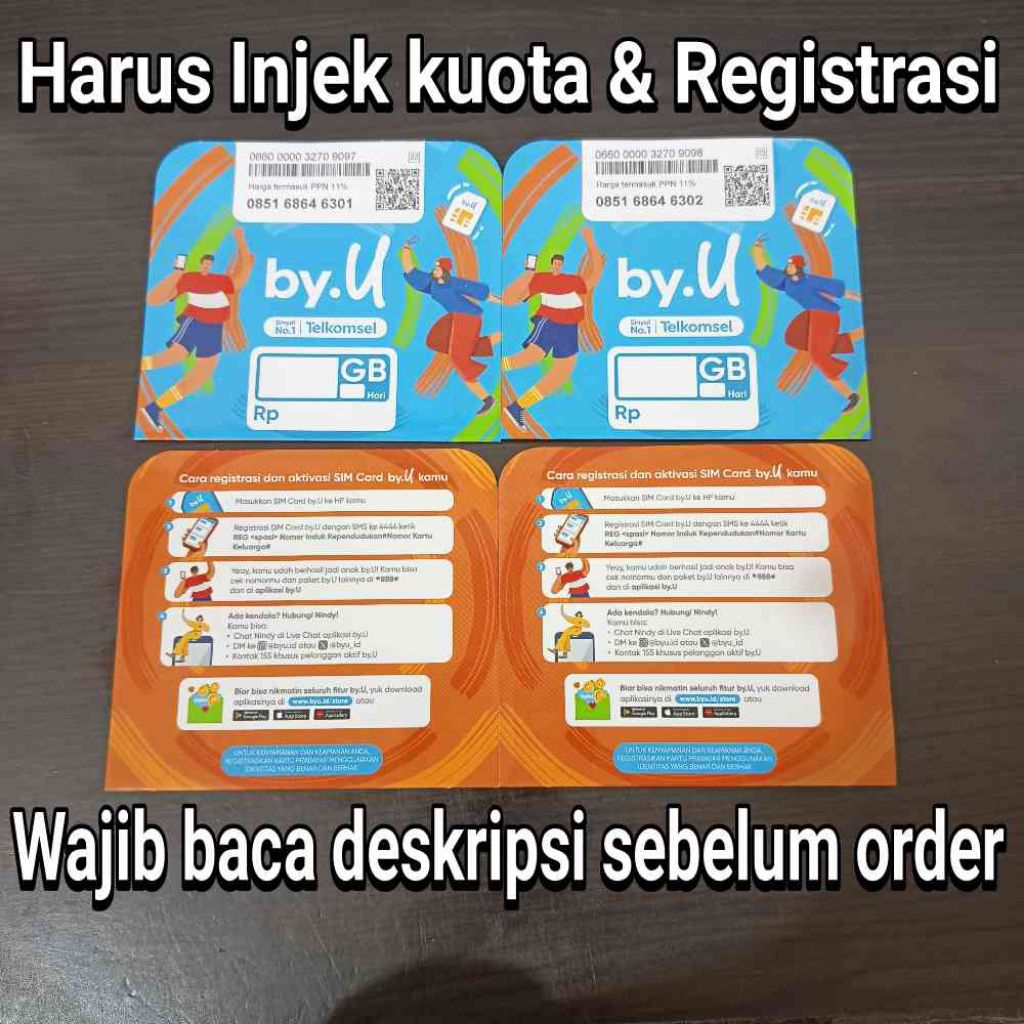 Kartu ByU Grosir kartu perdana Telkomsel ByU Grosir