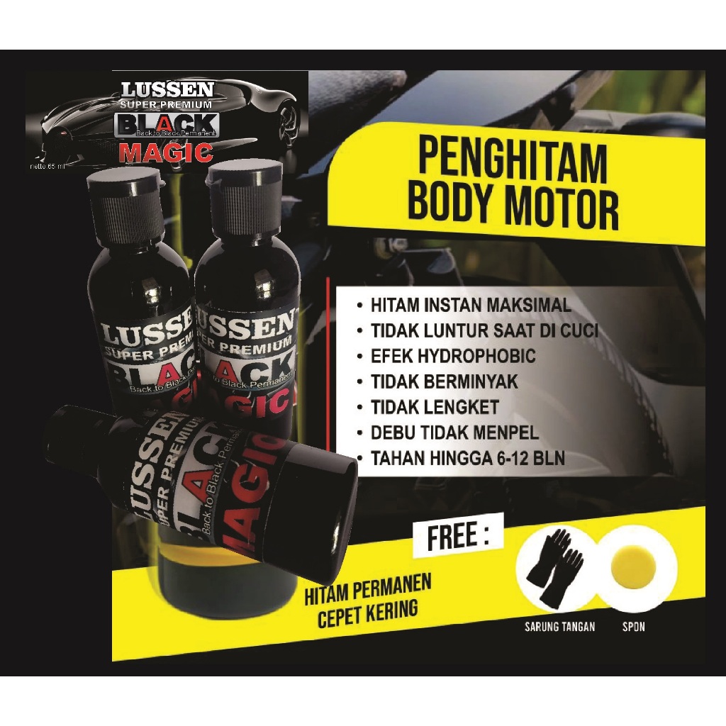 BLACK MAGIC PENGHITAM BODY MOTOR PENGHITAM BODY MOTOR/SEMIR MOTOR/PALING MURAH