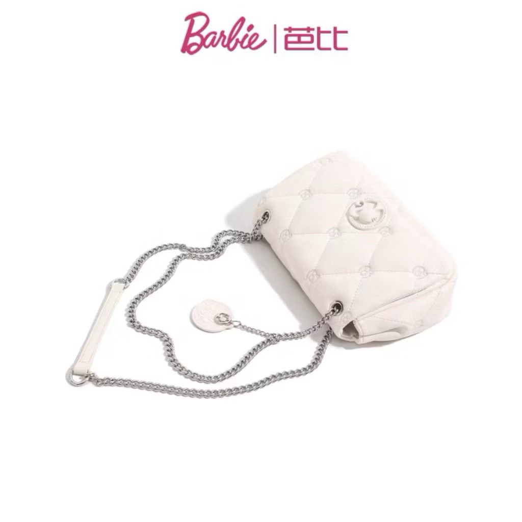 tas barbie pillow putih