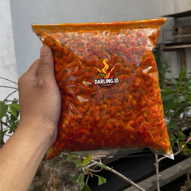 

Makroni Cikruh Kriuk 500 gram - Cemilan Food Snack Pedas Gurih