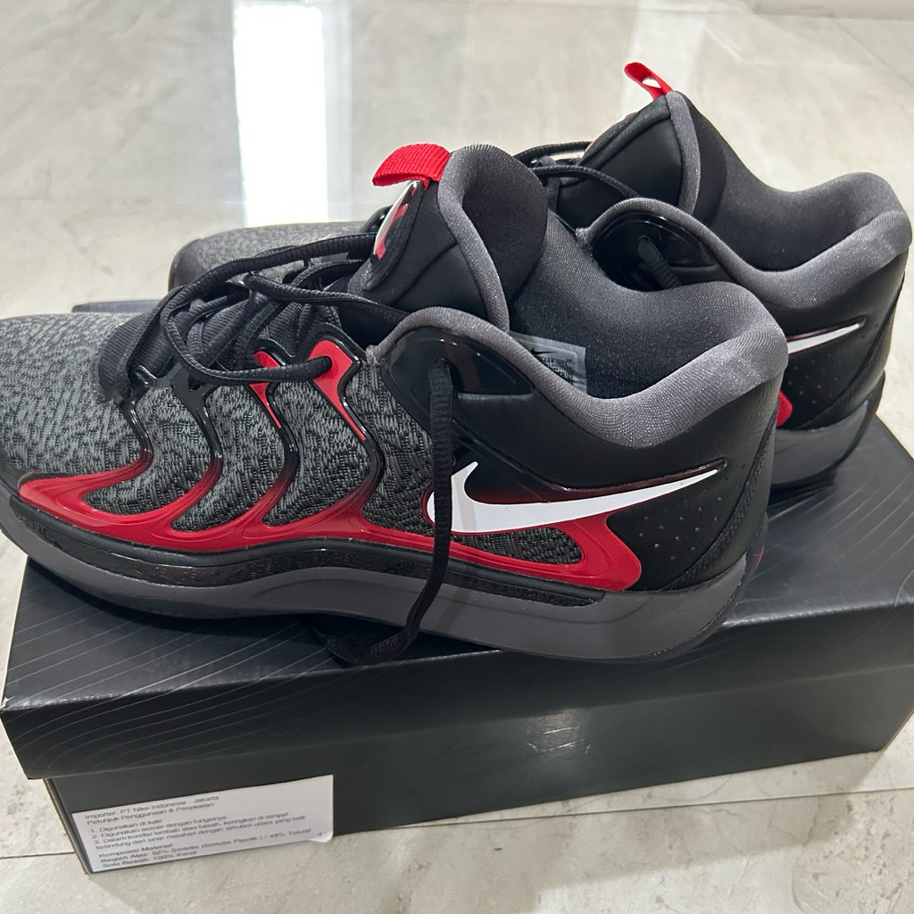 NIKE Men Basketball KD17 EP Shoes Sepatu Basket Pria [FJ9488-001]