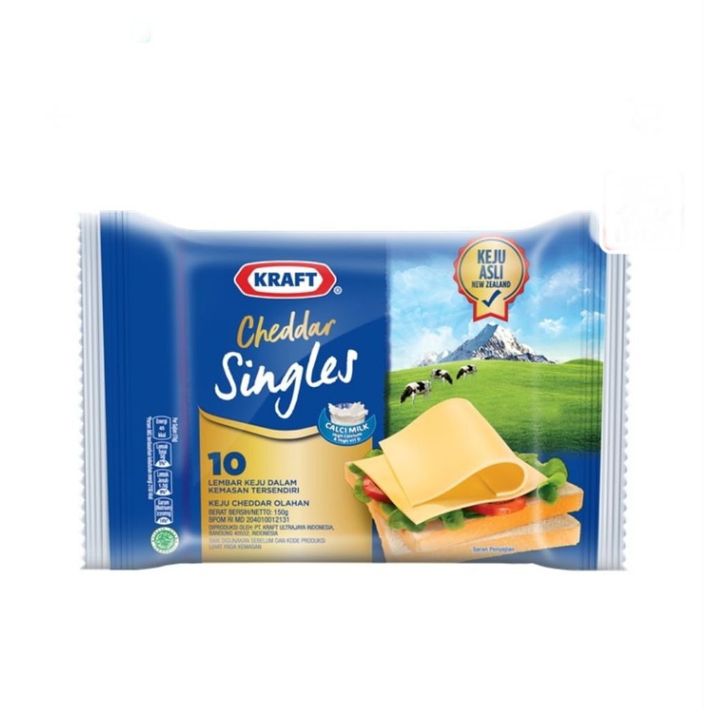 

kraft singles 150 gram