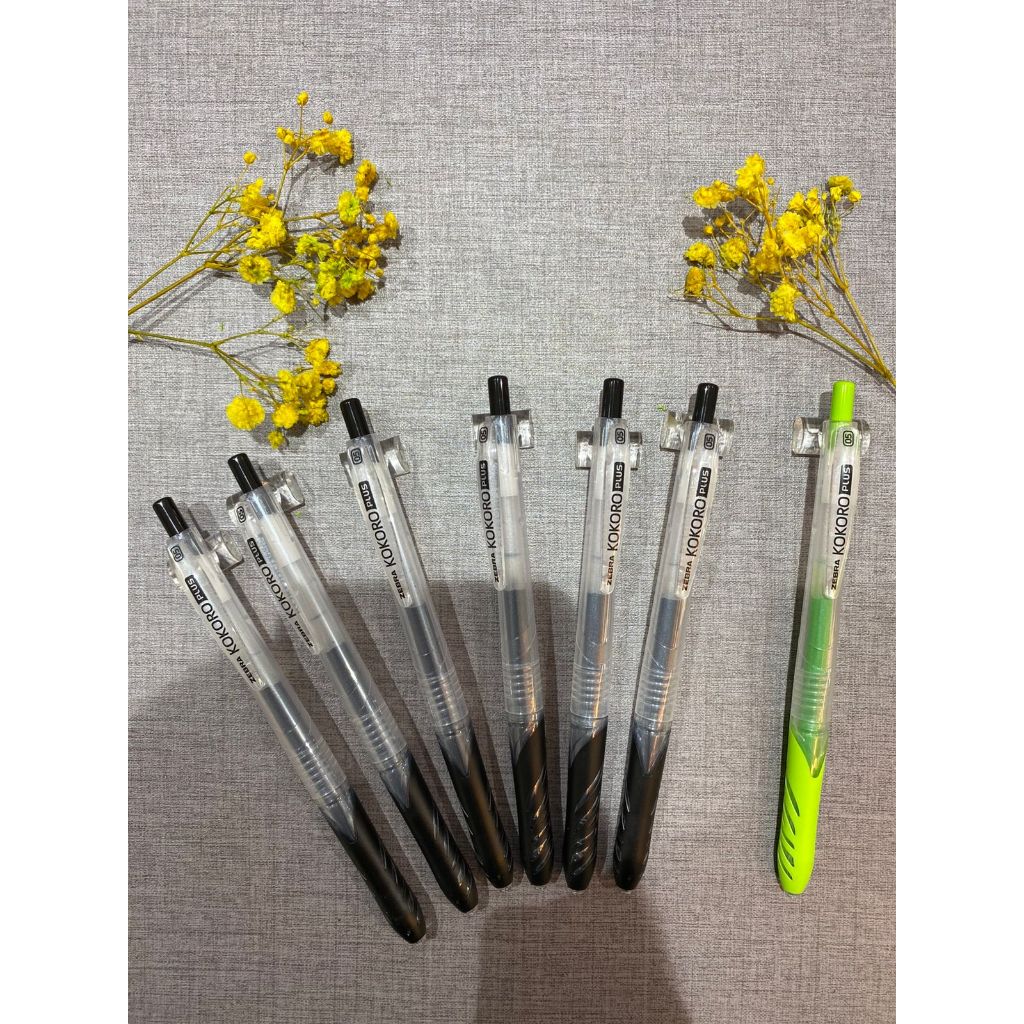

ZEBRA KOKORO PLUS BLACK SET 6 FREE 1 PCS PLUS COLOR