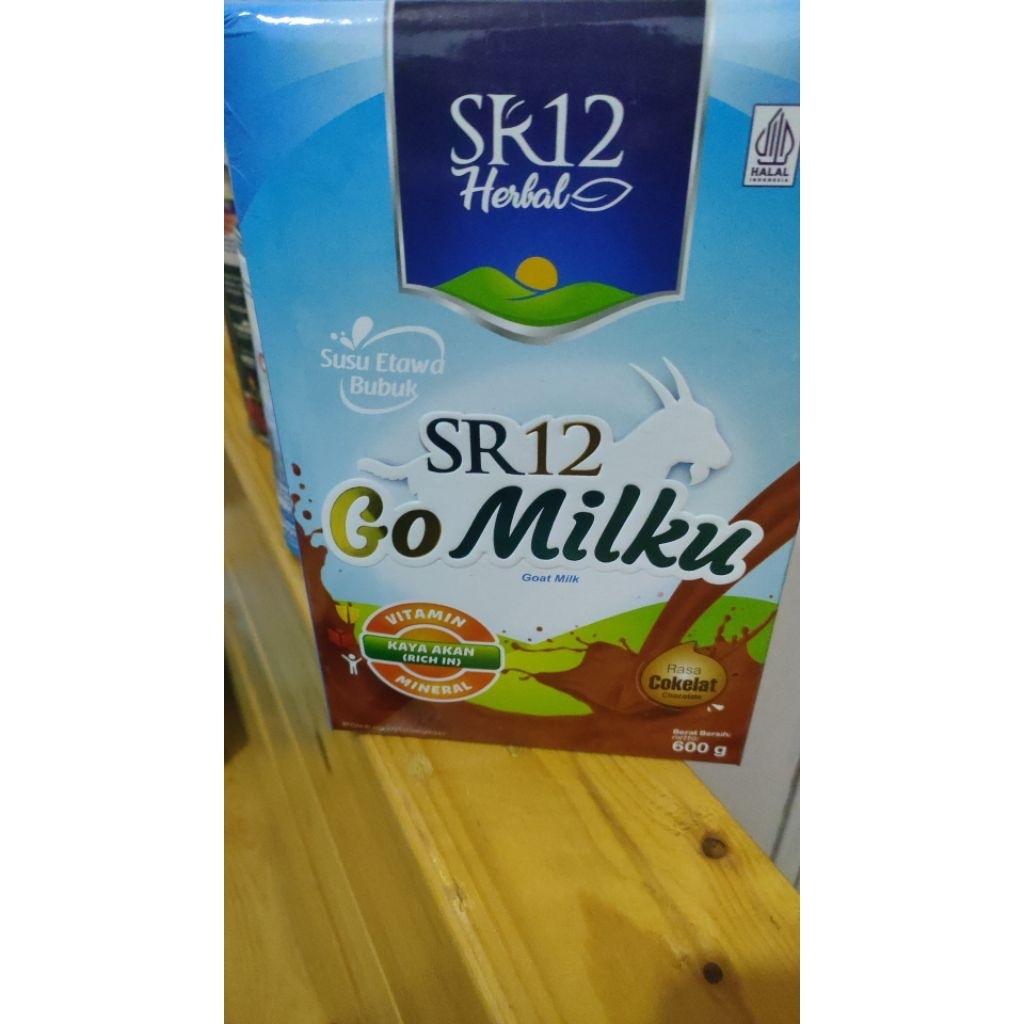 

Susu Kambing/Gomilku SR12/ Coklat 600gr Halal MUI BPOM/menambah nafsu makan anak
