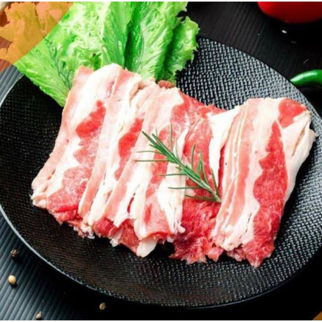 

Us Beef Slice Premium 500 gr / Daging Sapi Slice Shortplate (Frozen Meat) HALAL