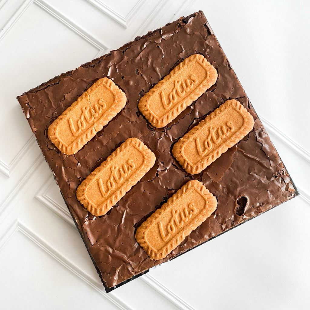 

BISCOFF COOKIES BROWNIES FULL 20x20