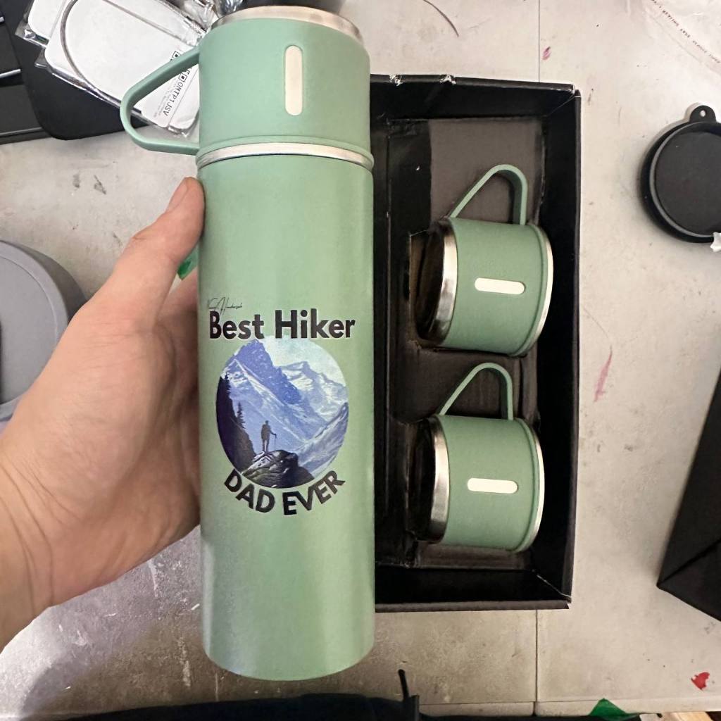 Termos Set Custom / Vacuum Flask Set / Custom Tumbler Termos Souvenir
