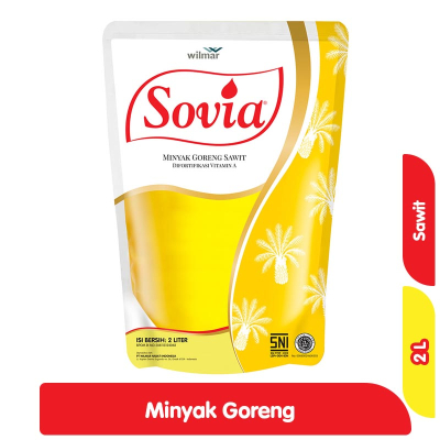 

Sovia Minyak Goreng Sawit Refill 2 L Pouch 2L