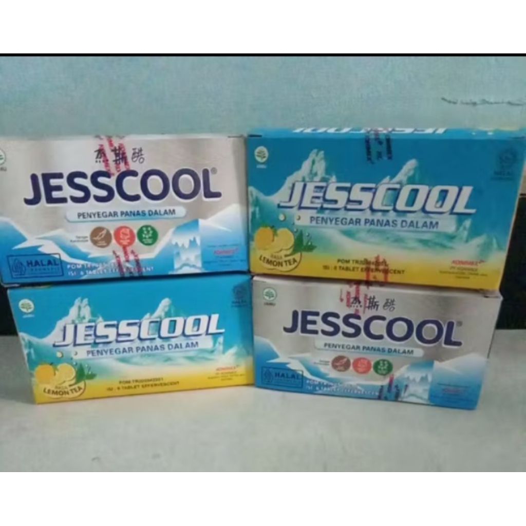 

Jesscool Pereda Panas Dalam Kemasan 1 Dus isi 6 tablet - exp. Jan 2027