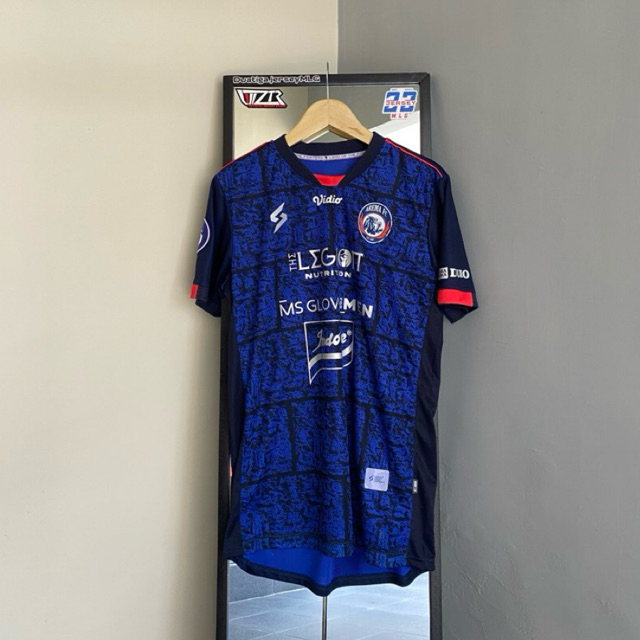 JERSEY ORIGINAL AREMA HOME 2021/2022 PLAYER ISSUE FORTES 9 - JERSEY SEPAKBOLA AREMA FC 2021/2022 ORI