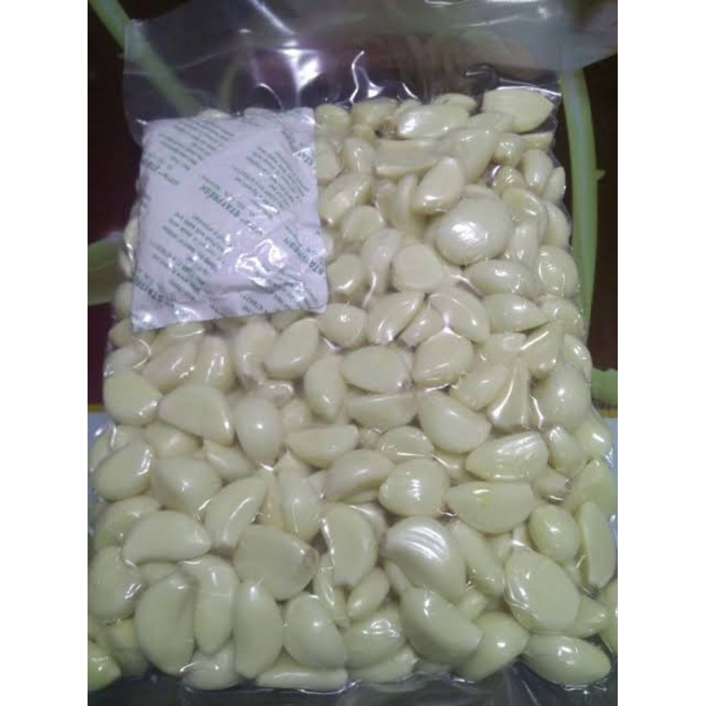 

Bawang Putih Kating KUPAS Bersih Super Fresh dan Segar 100%