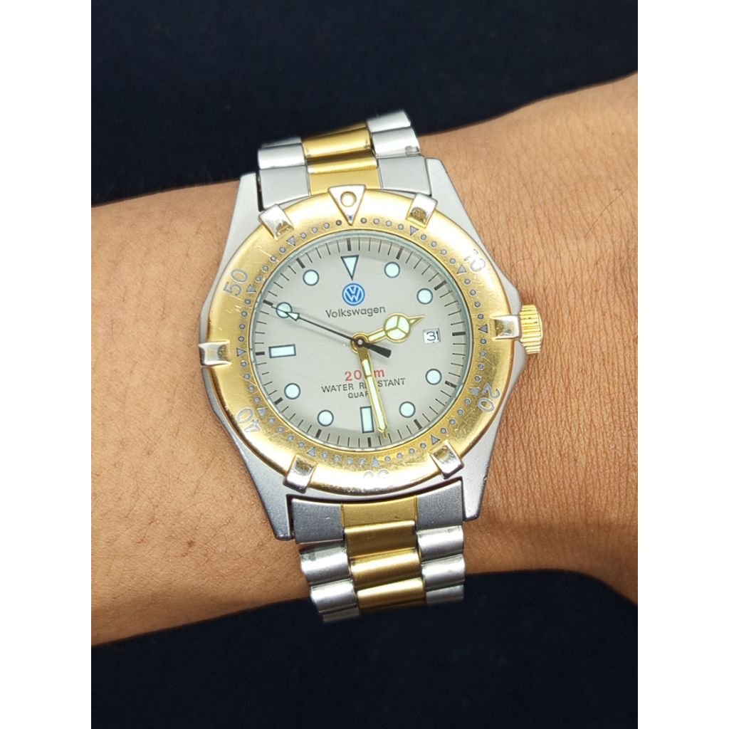 JAM TANGAN VOLKSWAGEN VW DIVER 200m VINTAGE