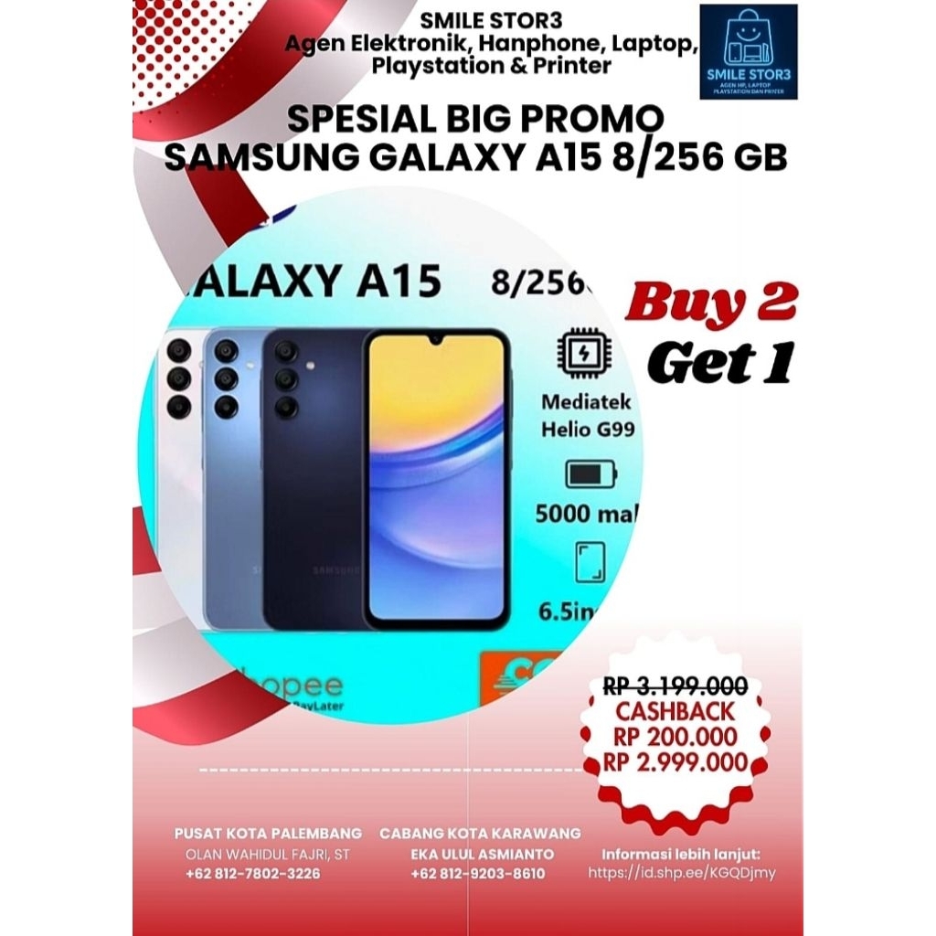 SECOND Original 100% Samsung Galaxy A15 8/256 GB
