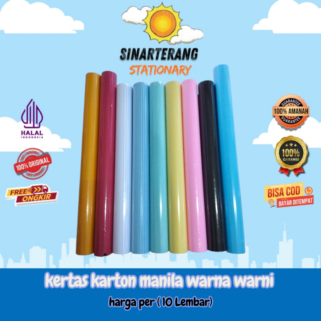 

Kertas karton manila (10 lembar)