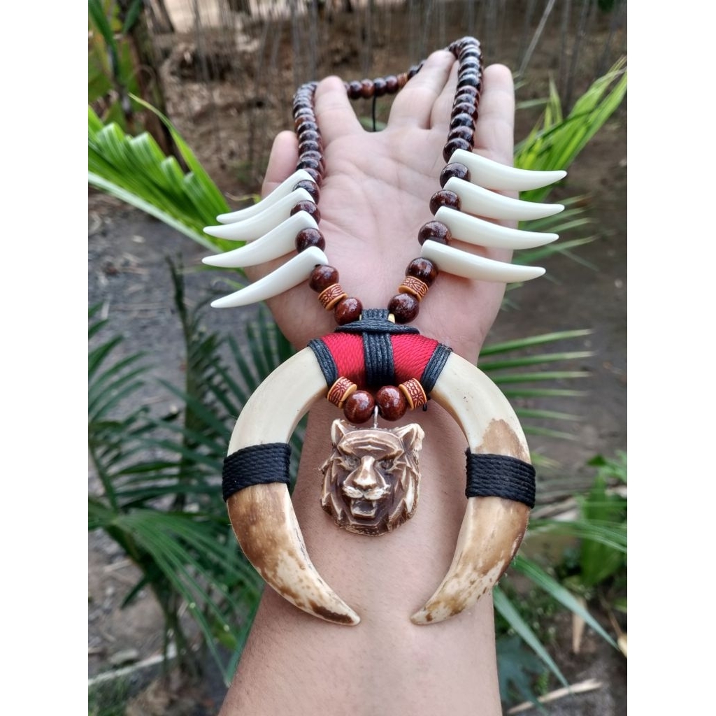 kalung etnik taring variasi harimau