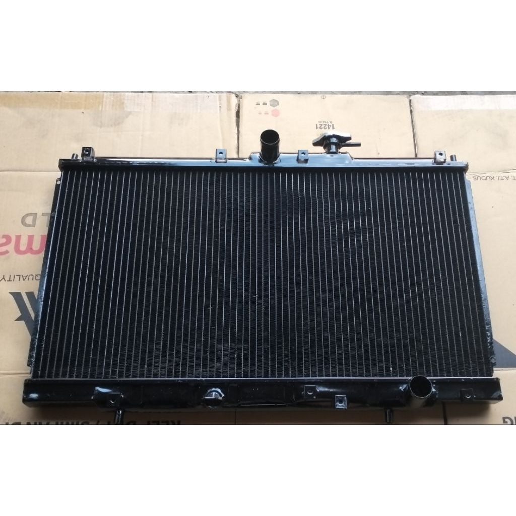 Radiator honda CIELO modif 2 ply bahan full tembaga/kuningan ori denso