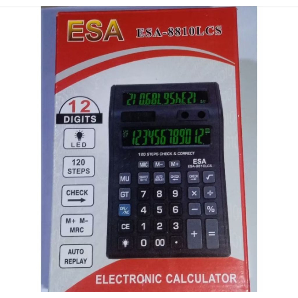 

Kalkulator ESA 8810 LCS 12 digit LED