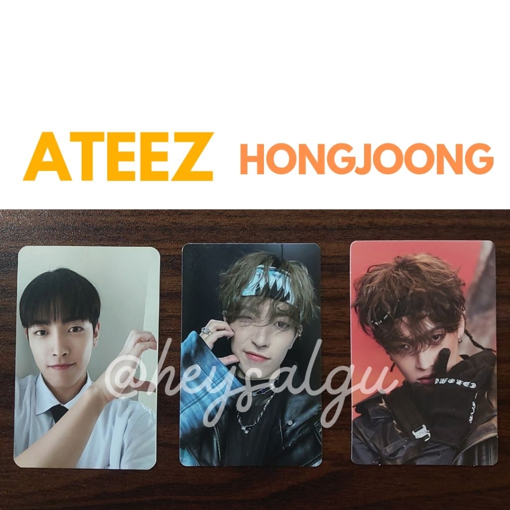 ATEEZ Hongjoong Official Photocard PC Nacific R6 Fin Will