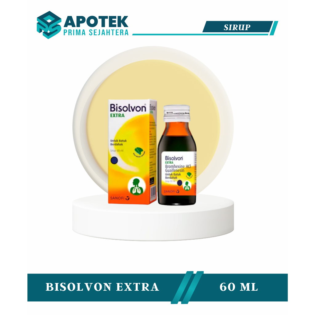 Bisolvon EXTRA sirup - Sirup obat batuk berdahak
