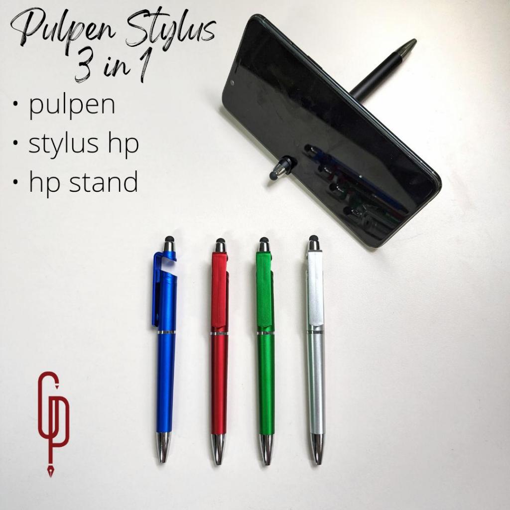 

Pulpen Plastik Stylus PP 45 Stand HP Bisa Cetak Logo
