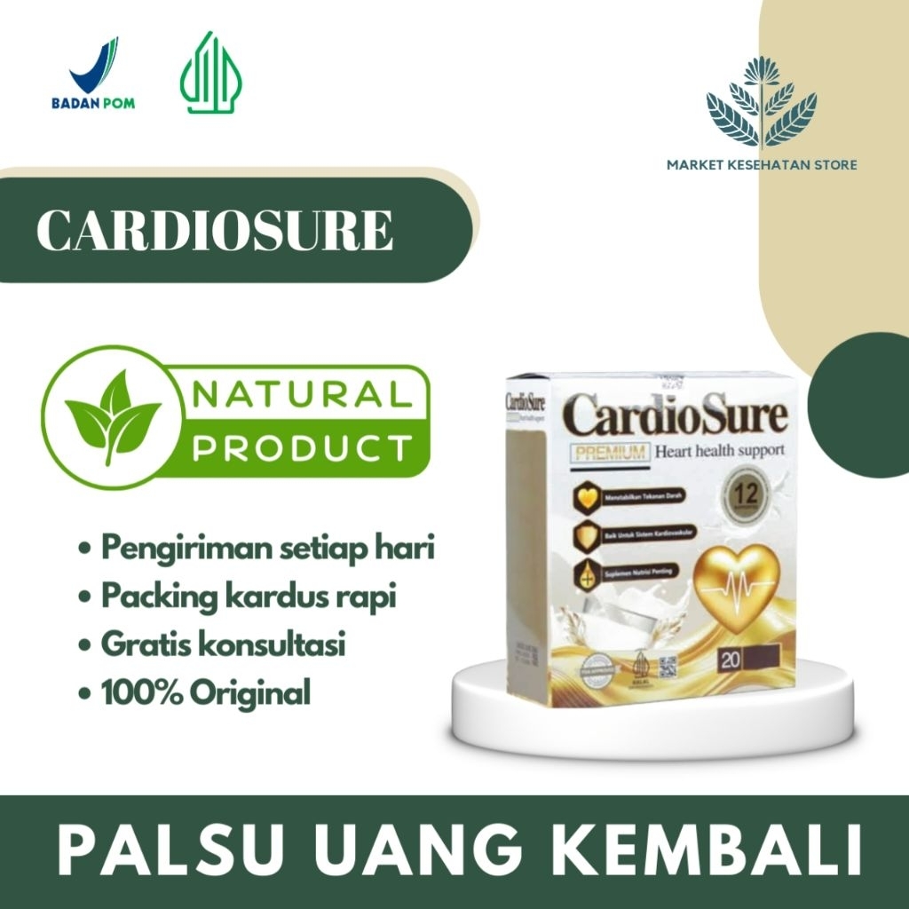 

CARDIOSURE SUSU MILK OBAT HIPERTENSI JANTUNG STRUK KOLESTROL ASAM URAT AMPUH 100% ORIGINAL
