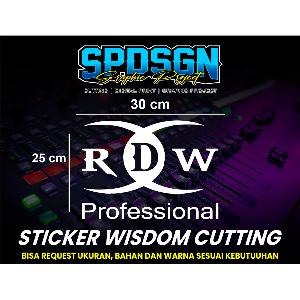 Sticker Logo RDW Hardcase Box Sound