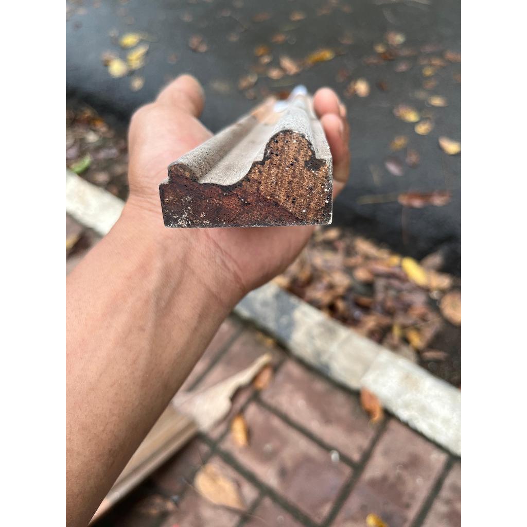 Lis Profil Kayu Meranti / Lis Moulding Kayu Meranti Oven / Lis Profil Meranti Oven 5x2,7cm