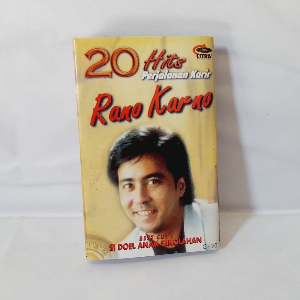 Kaset Rano Karno - 20 Hits Perjalanan Karir Rano Karno / Si Doel Anak Sekolahan