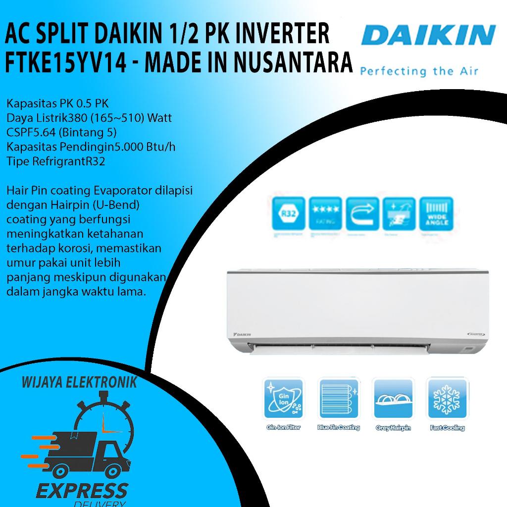 DAIKIN FTKE15YV 1/2PK BETA INVERTER  FTKE15YV14 - DAIKIN NUSANTARA FTKE15YV