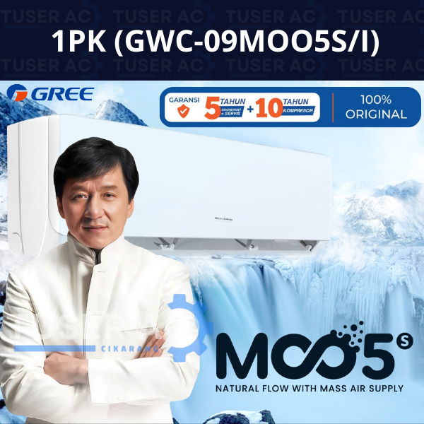 AC GREE 1PK STANDART SERIES GWC-09M005S/A GARANSI RESMI
