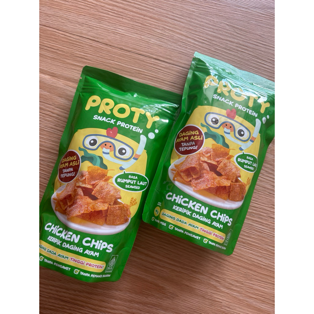 

Proty snack protein rasa rumput laut