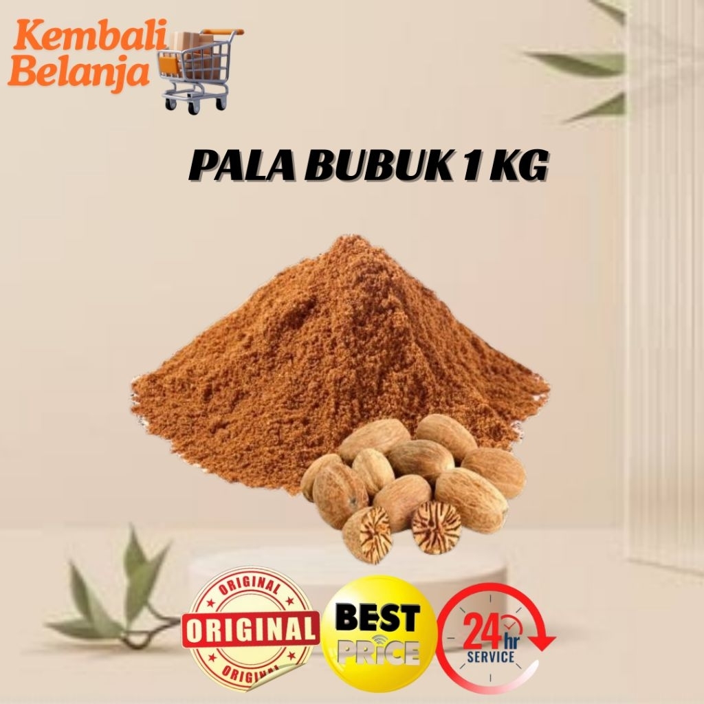

Pala Bubuk/ Nutmeg Powder 1 Kg