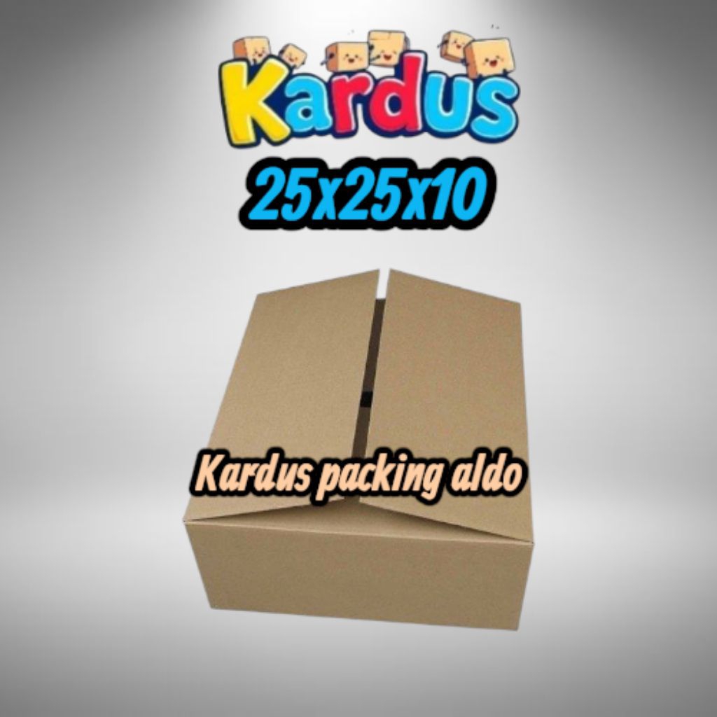

kardus box packing 25×25×10