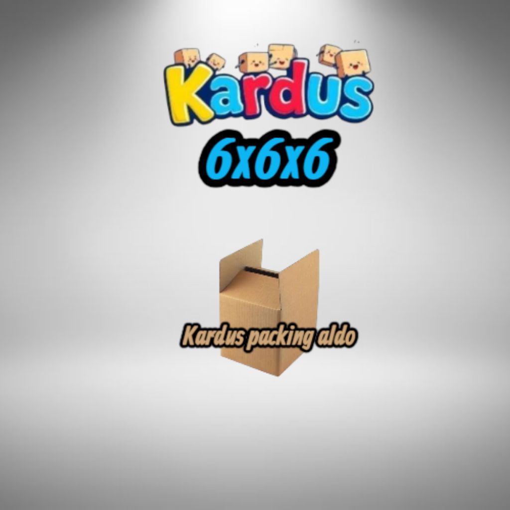 

kardus box packing 6×6×6