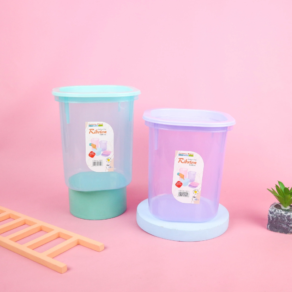 LEMONY Sealware Toples Ribston 1800 Ml Warna Random Bpa Free