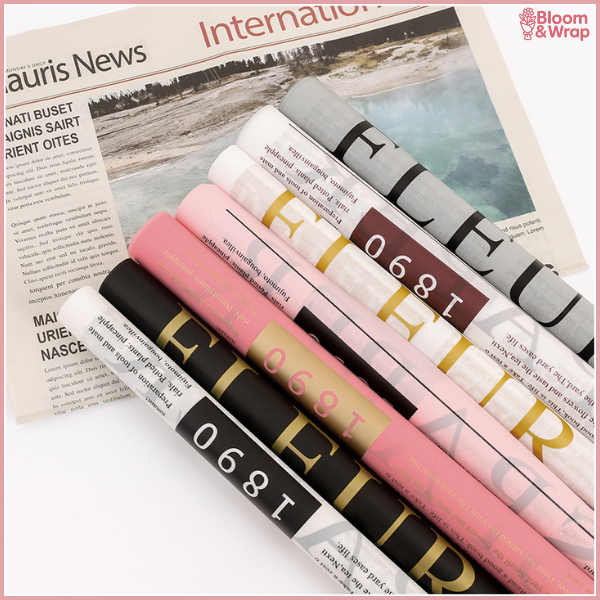 

PACK 20 Kertas Buket Bunga Koran Flower Wrapping Newspaper Cellophane KB6131