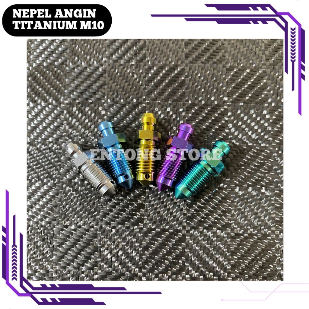 Nepel Angin Titanium M10 Drat 14 Halus Kasar