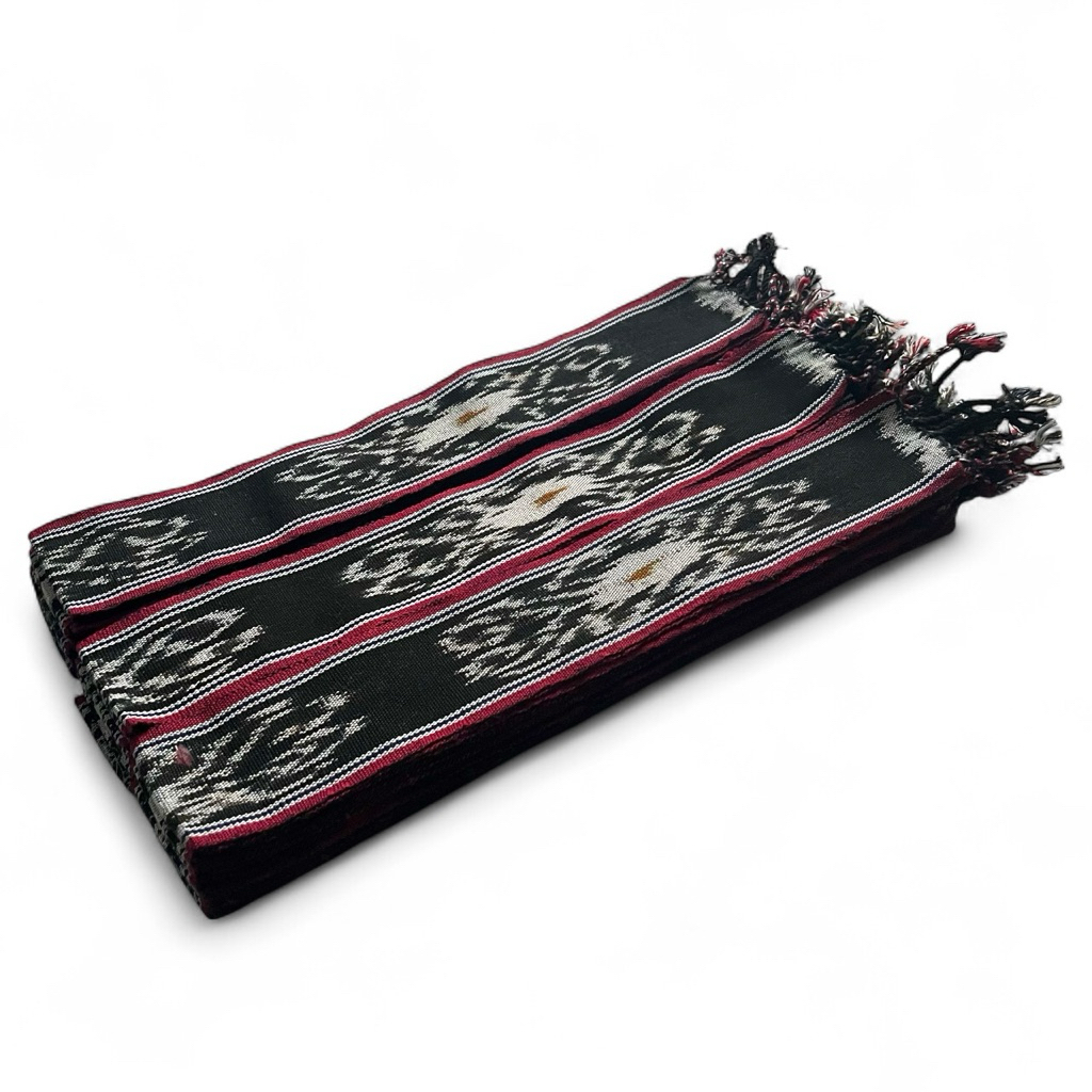 sumba CMI.12 - syal tenun etnik ikat kepala tenun dtf motif sumba NTT - tunku tenun